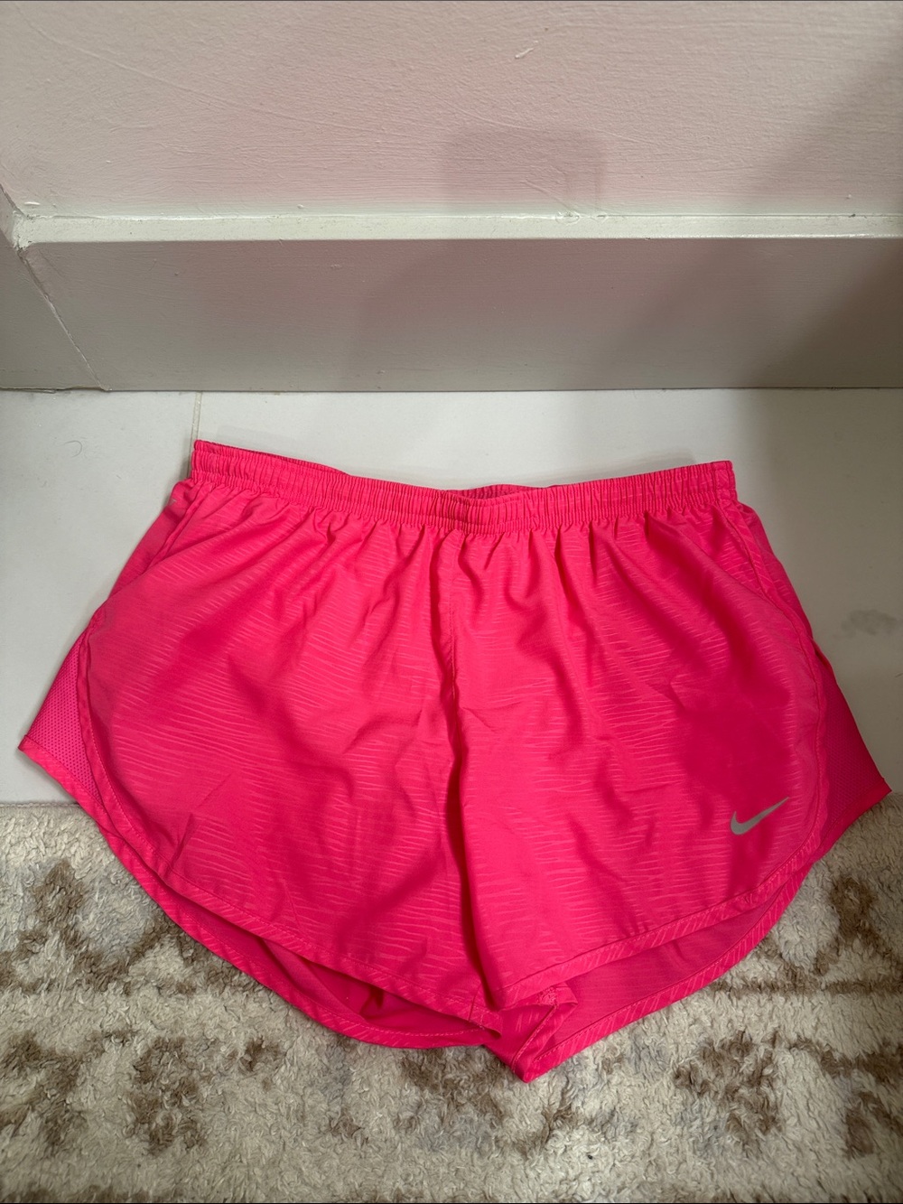 Nike Women’s Neon Pink Athletic Running Shorts